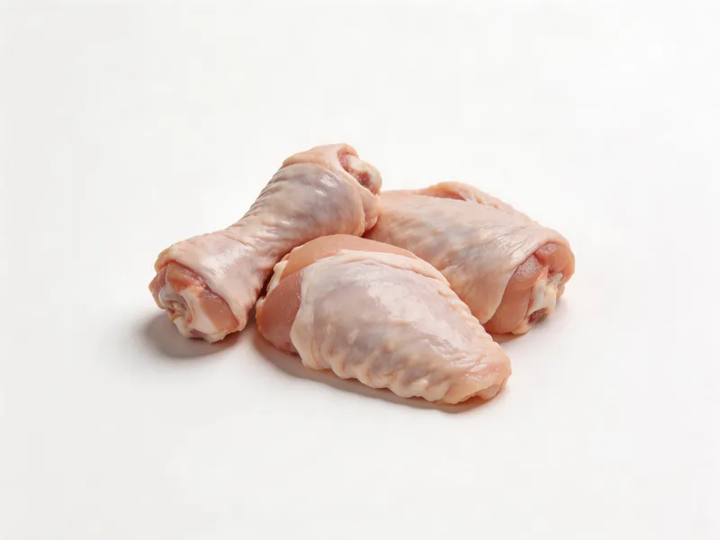 Chicken wing parts (drumettes and flats)