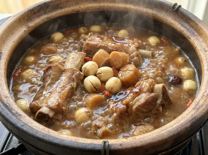 Add All Ingredients to Clay Pot and Simmer