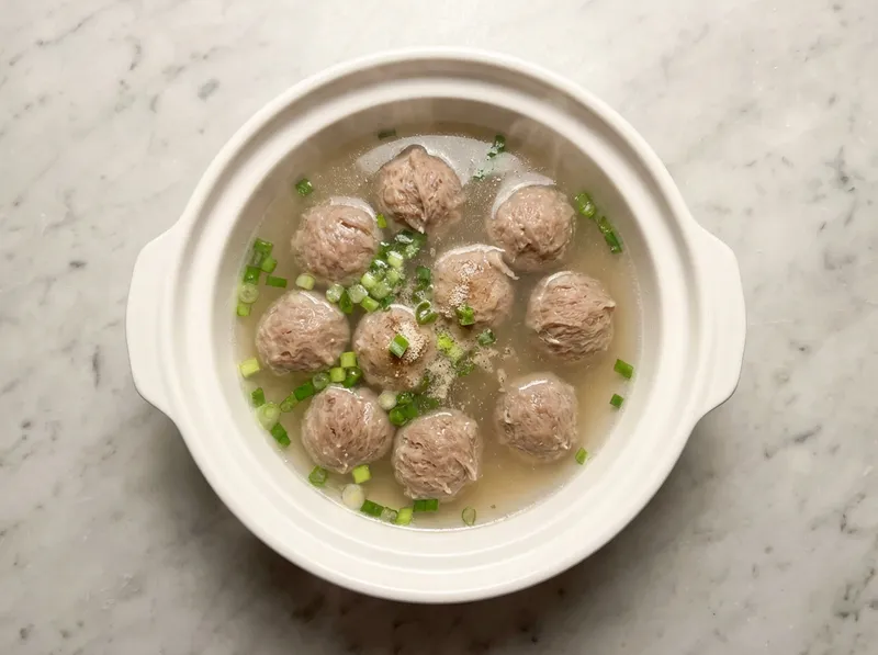 Serve in Broth Bowl