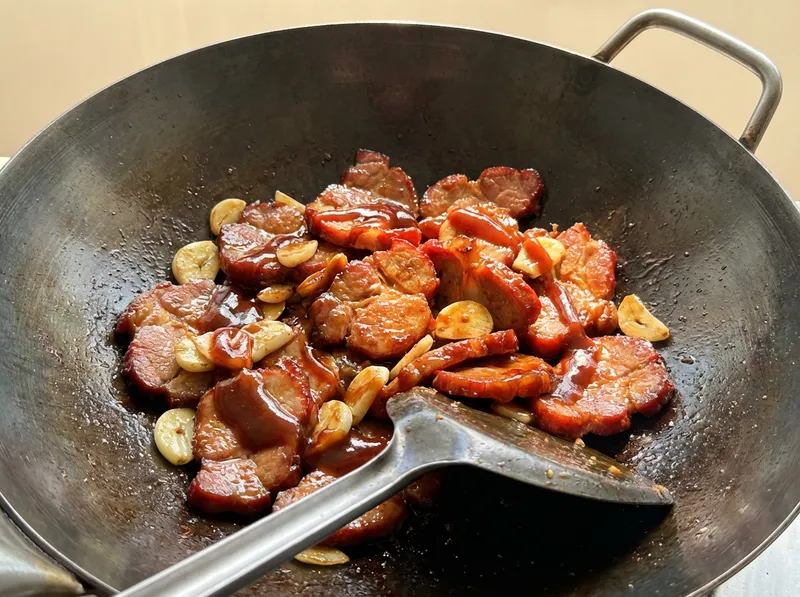 Sear Pork Until Golden-Brown