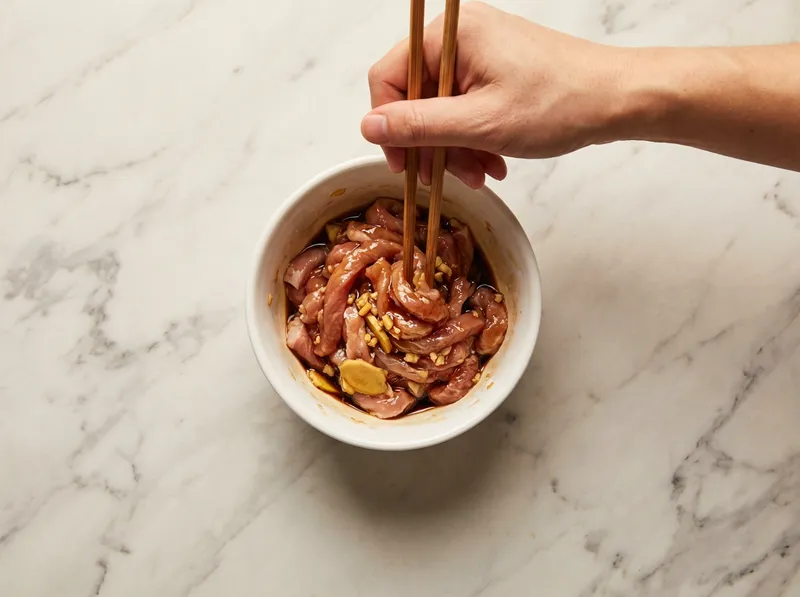 Slice, Plate, and Finish with Sesame