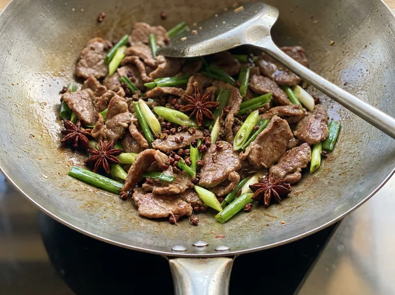 Add Sichuan Peppercorn And Star Anise