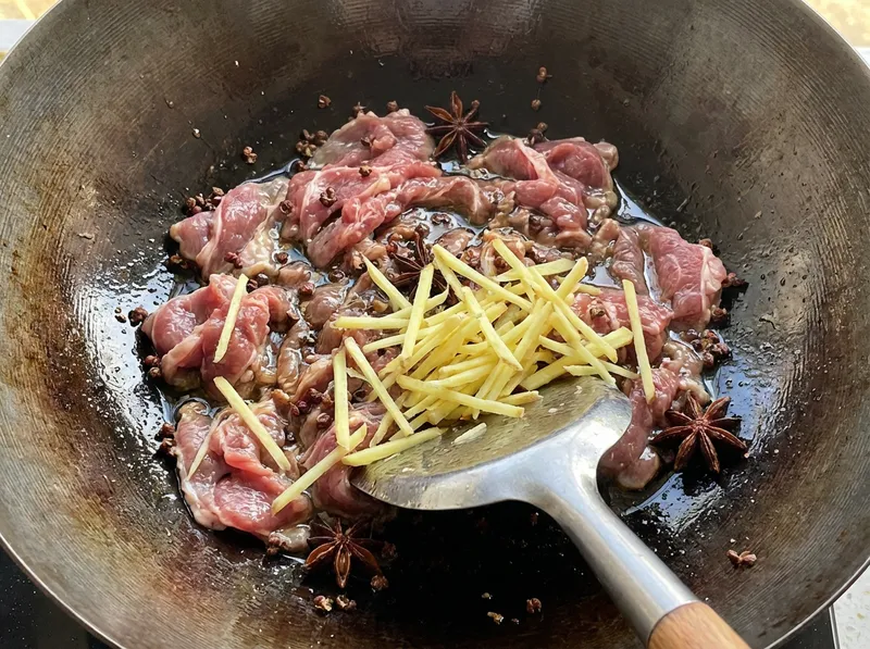 Stir-fry Ginger Shreds