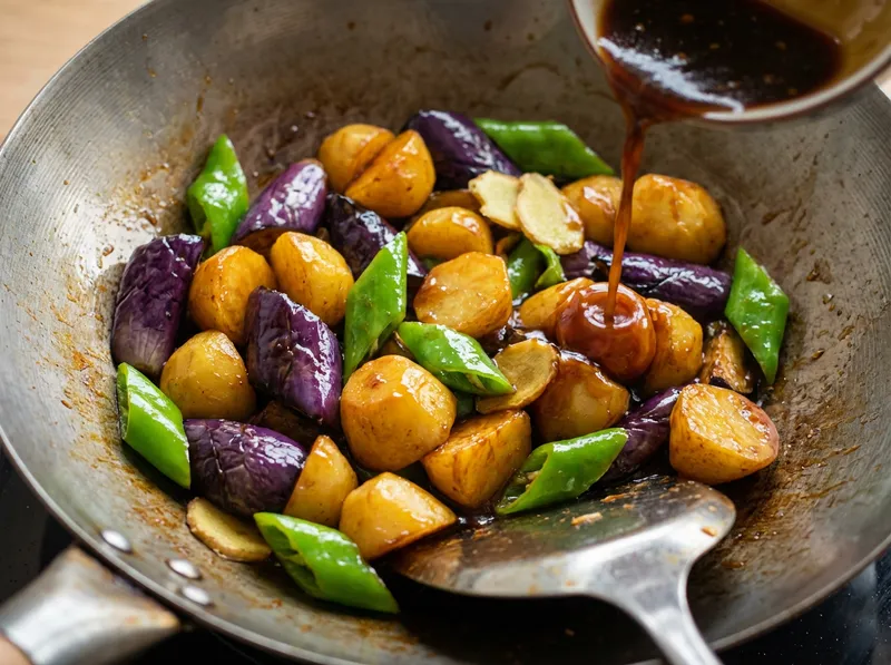 Pour Sauce and Toss to Coat