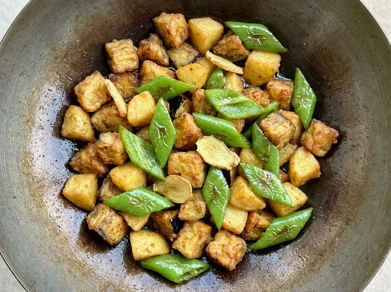 Fried Vegetables — Ready State