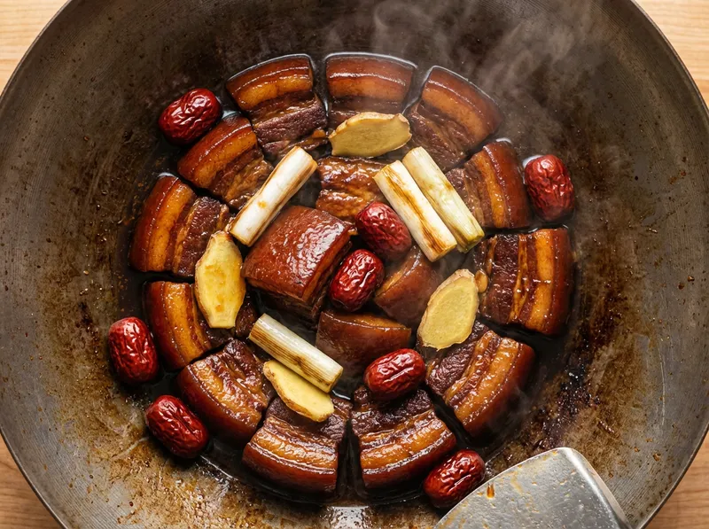 Top with Dates and Steam