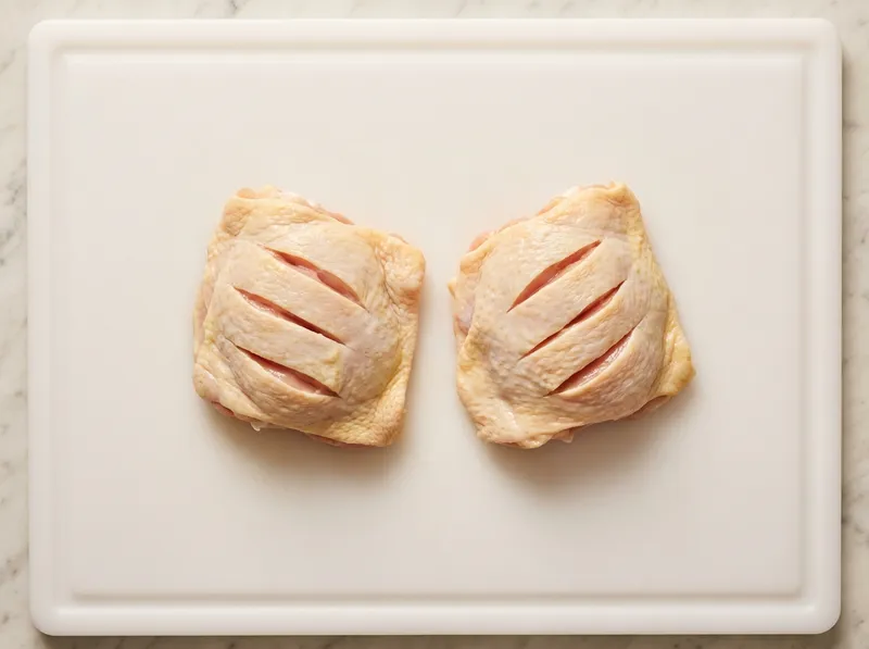 Score Chicken for Better Marination