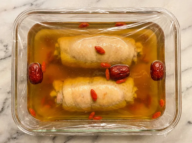 Soak Overnight in Wine Broth