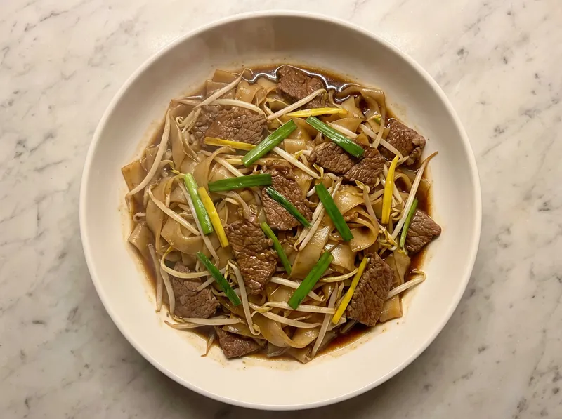 Add Scallion Greens and Serve