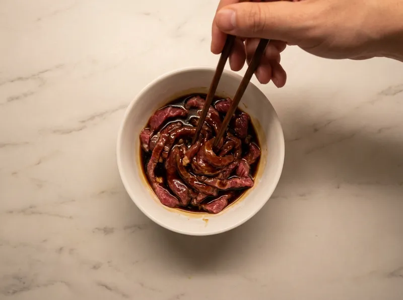 Add Soy Sauce And Oyster Sauce