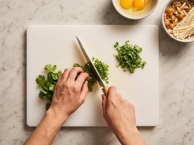 Chop Cilantro