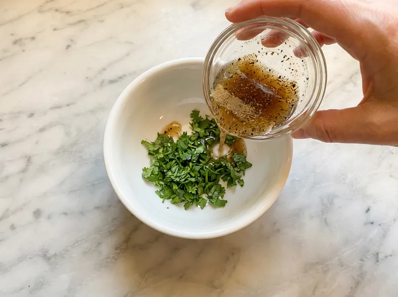 Mix Seasoning with Water