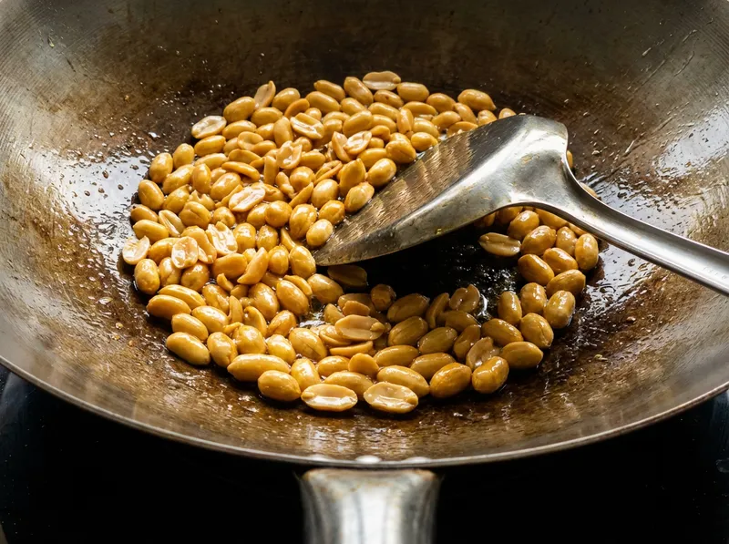 Fry Peanuts
