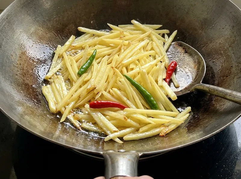 Stir-fry Potato over High Heat