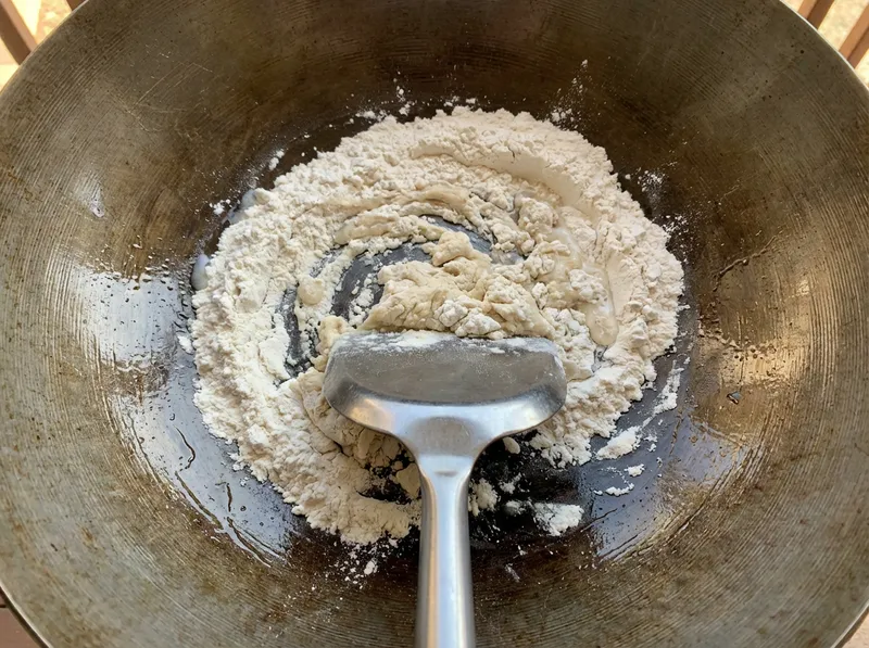 Mix Dry Ingredients for Crackers