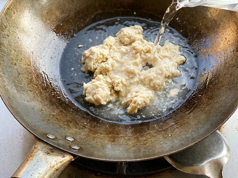 Add Water to Cracker Dough