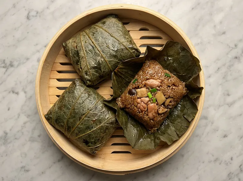 Serve the Lo Mai Gai