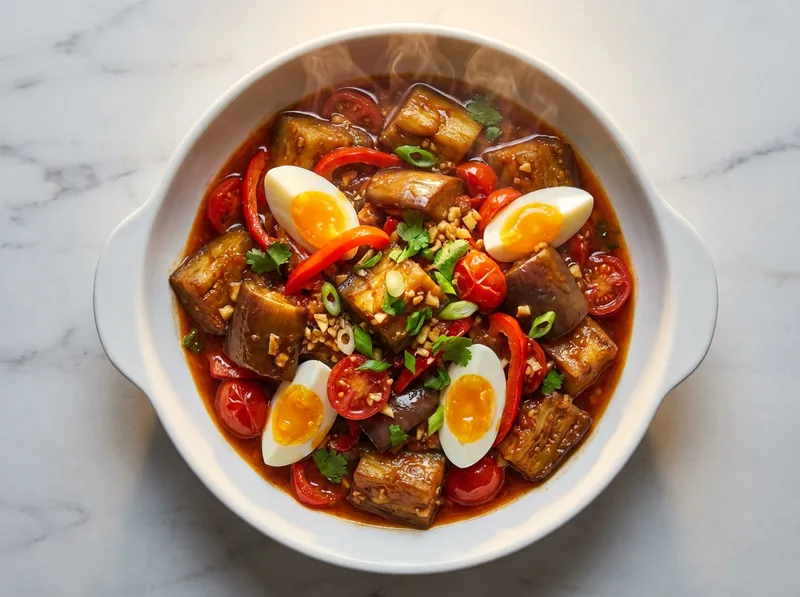 Red-Braised Eggplant