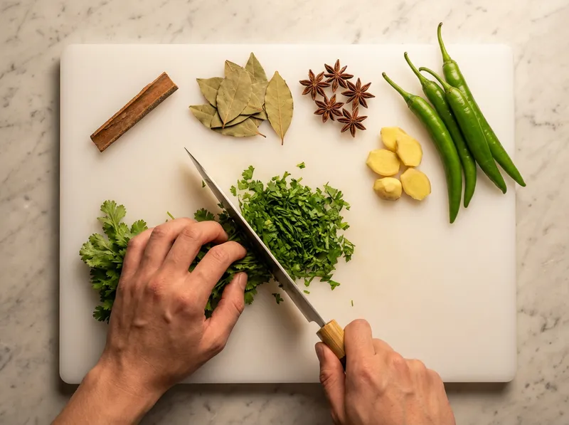 Chop Cilantro