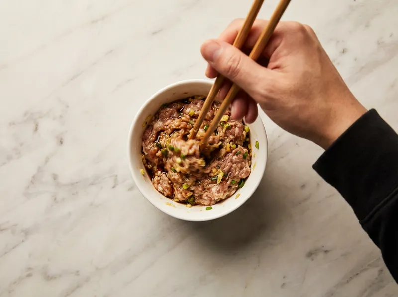 Fold in Scallions and Chill the Filling