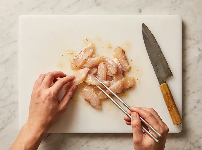 Marinate Fish Slices