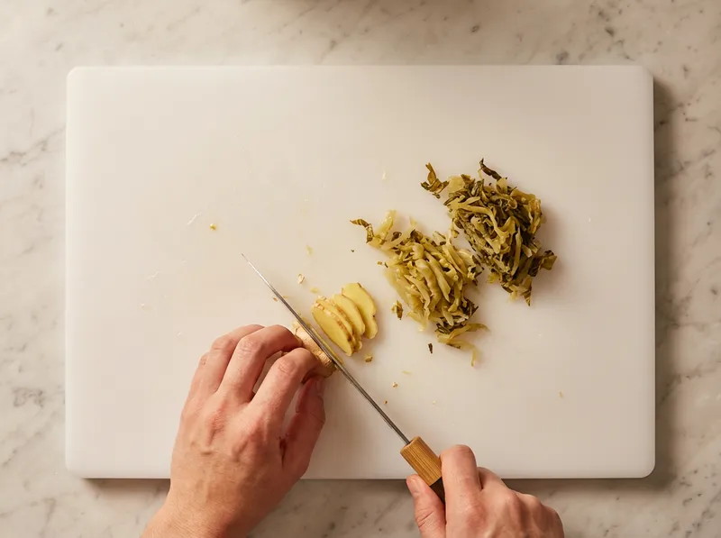 Prep Sauerkraut and Aromatics