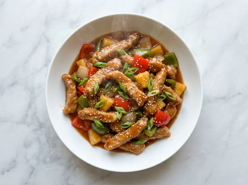 Sweet and Sour Pork Tenderloin