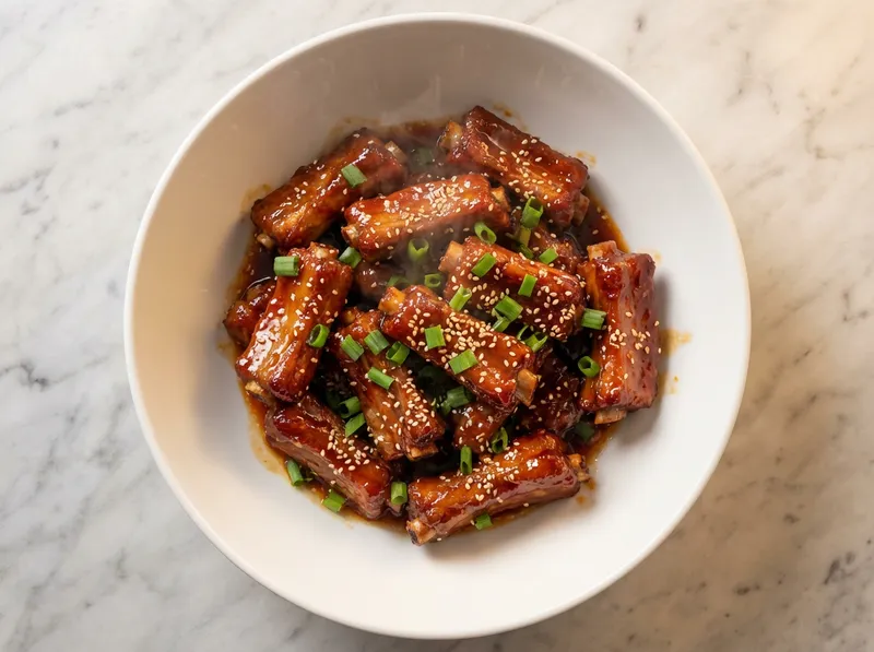 Garnish with Sesame and Scallions