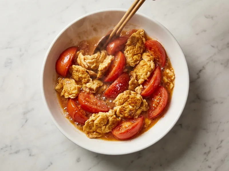 Return Eggs and Toss Together