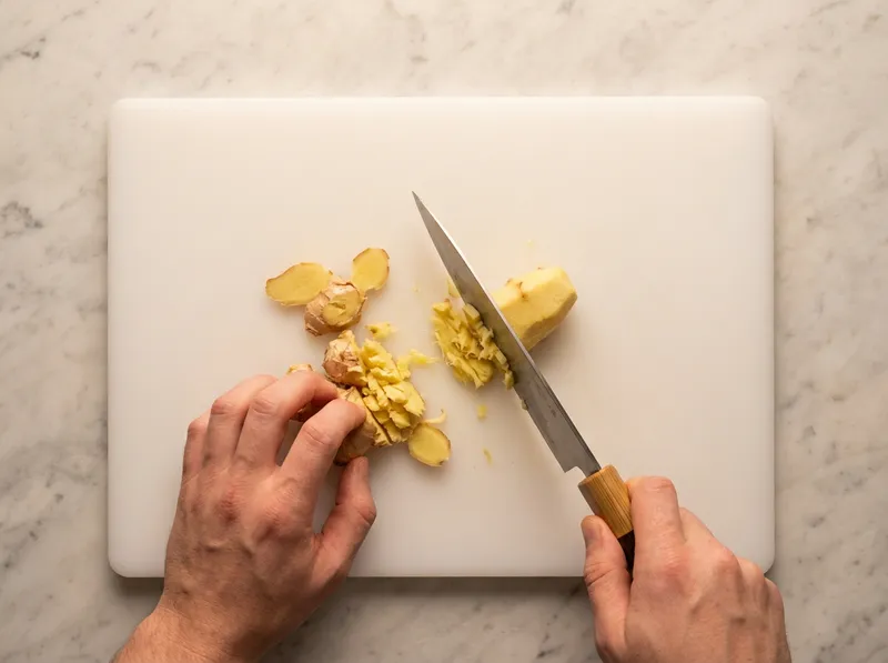 Crush Peeled Ginger