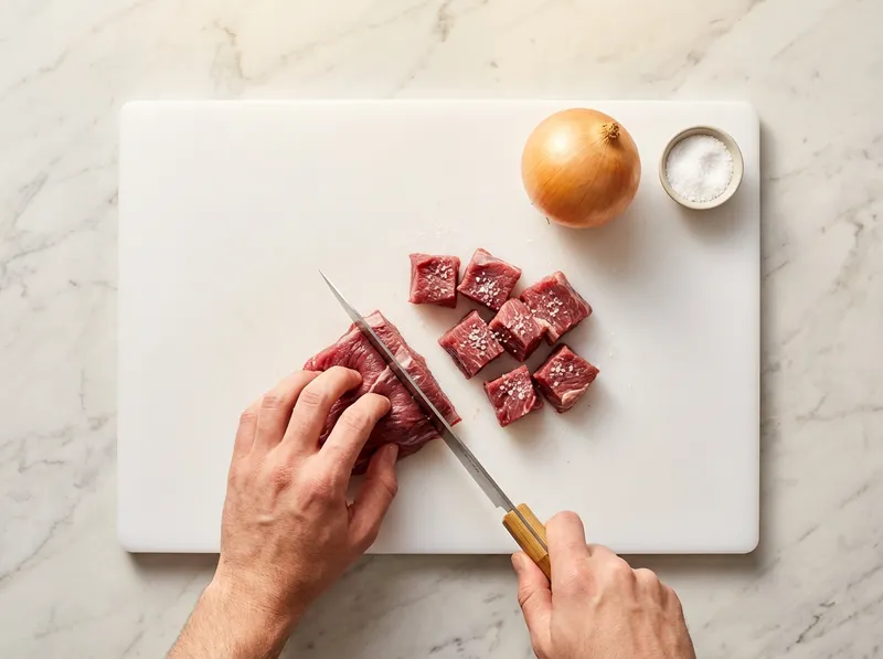 羊腿肉洗净