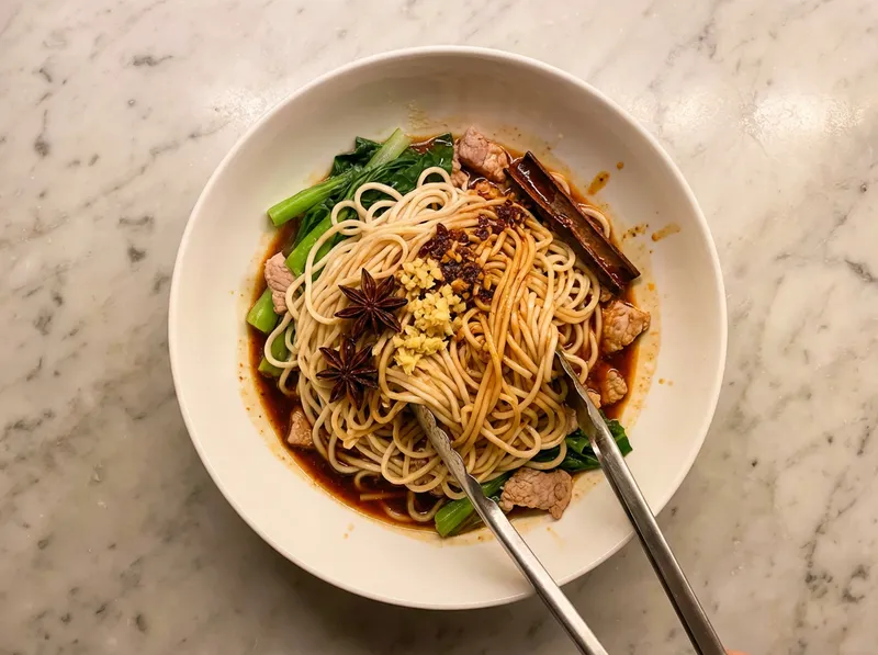 Toss Noodles with Sauce and Serve