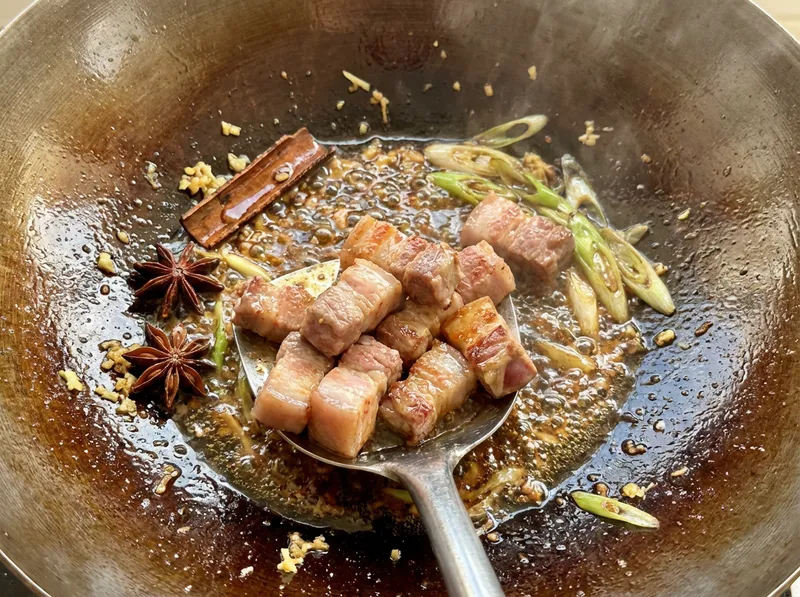 Sear Lean Pork Until Color Changes, Then Remove