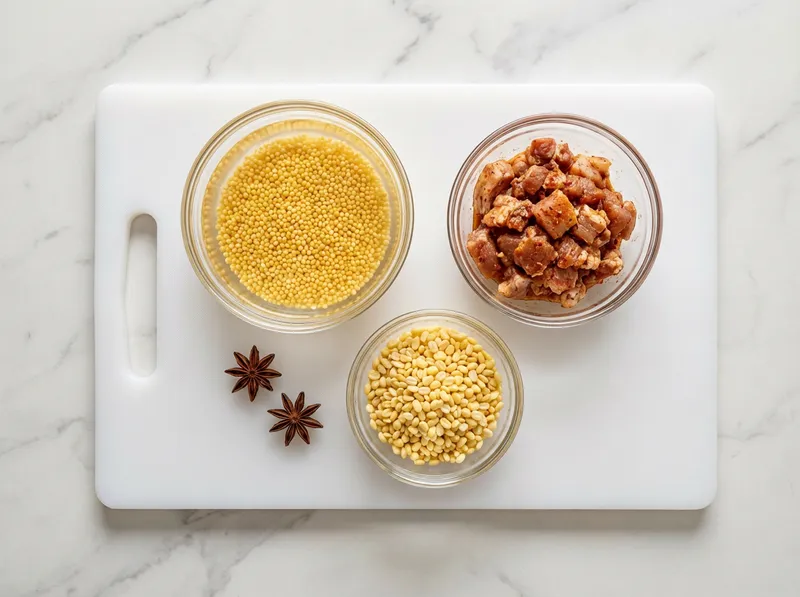 Soak Yellow Glutinous Millet